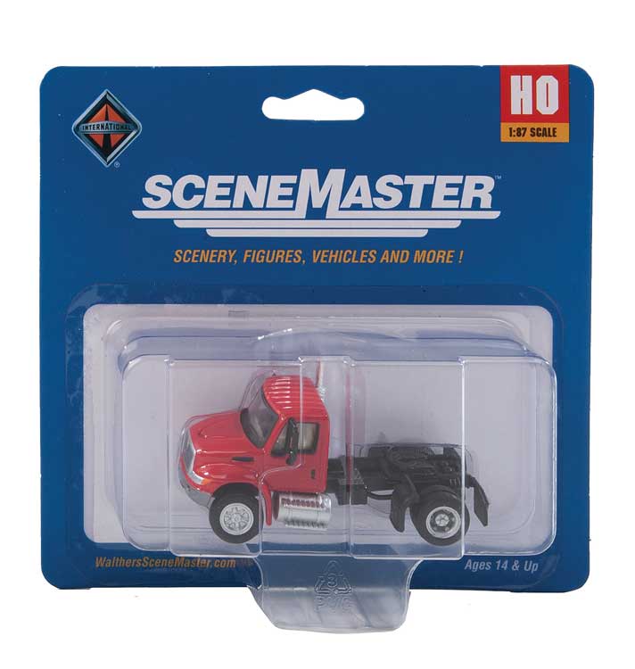 International(R) 4300 Single-Axle Semi Tractor Only - Assembled -- Red-2