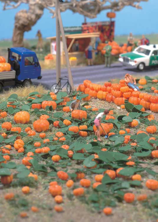 Pumpkin Patch -- Kit - 80 pumpkins (assorted sizes) & eight vines