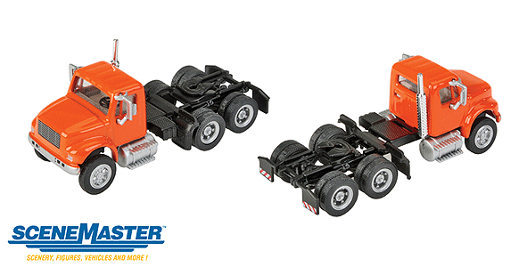 International(R) 4900 Dual-Axle Semi Tractor Only - Assembled -- Orange