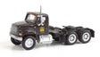 International(R) 4900 Dual-Axle Semi Tractor Only - Assembled -- United Parcel Service (Bow Tie Shield Logo; brown, yellow)