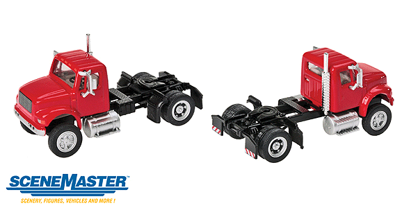 International(R) 4900 Single-Axle Semi Tractor Only - Assembled -- Red-1