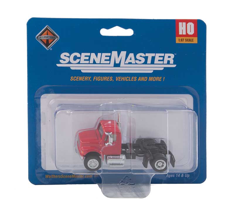 International(R) 4900 Single-Axle Semi Tractor Only - Assembled -- Red-2