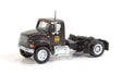 International(R) 4900 Single-Axle Semi Tractor Only - Assembled -- United Parcel Service (Bow Tie Shield Logo; brown, yellow)