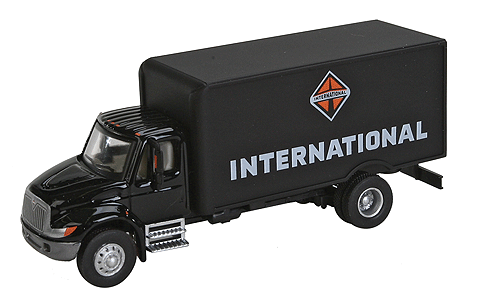 International(R) 4900 Single-Axle Box Van - Assembled -- International (black)-1