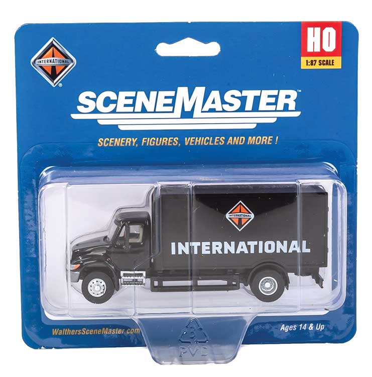 International(R) 4900 Single-Axle Box Van - Assembled -- International (black)-3