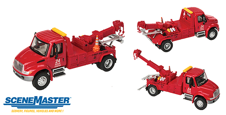 International(R) 4300 Tow Truck - Assembled -- Red