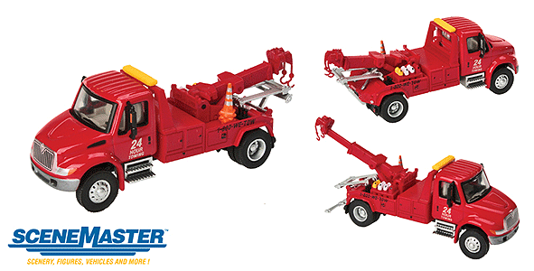 International(R) 4300 Tow Truck - Assembled -- Red