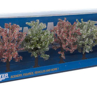 Blossoming Fruit Trees pkg(7) -- 3-1/8"  8cm (Includes Flat Base)