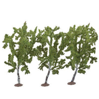 Birch Trees pkg(7) -- 3-15/16"  10cm w/Flat Base
