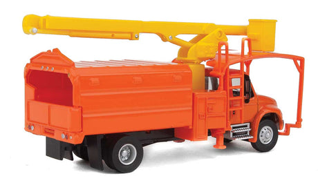 International(R) 4300 2-Axle Truck with Tree Trimmer Body - Assembled -- Orange Cab and Body, Yellow Boom-2