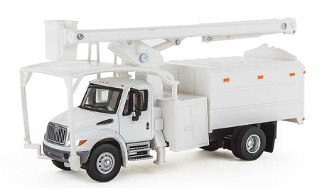 International(R) 4300 2-Axle Truck with Tree Trimmer Body - Assembled -- White Cab, Body and Boom-1