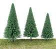 Pine Trees pkg(10) -- 5-1/2 to 7-3/8" 14 to 18cm (Includes Pin Base)
