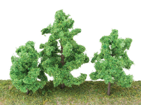 Spring Trees pkg(10) -- 3-3/8 to 5-1/2" 8 to 14cm w/Pin Base-3
