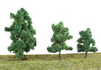 Summer Trees pkg(10) -- 3-3/8 to 5-1/2"  8 to 14cm (Includes Pin Base)