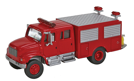 International(R) 4900 First Response Fire Truck - Assembled -- Red