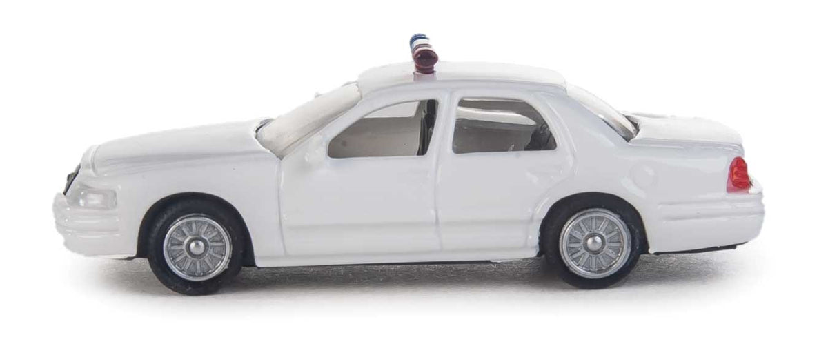 Ford(R) Crown Victoria Police Interceptor -- Police Agency Decals (white, Nonworking Lights)-3