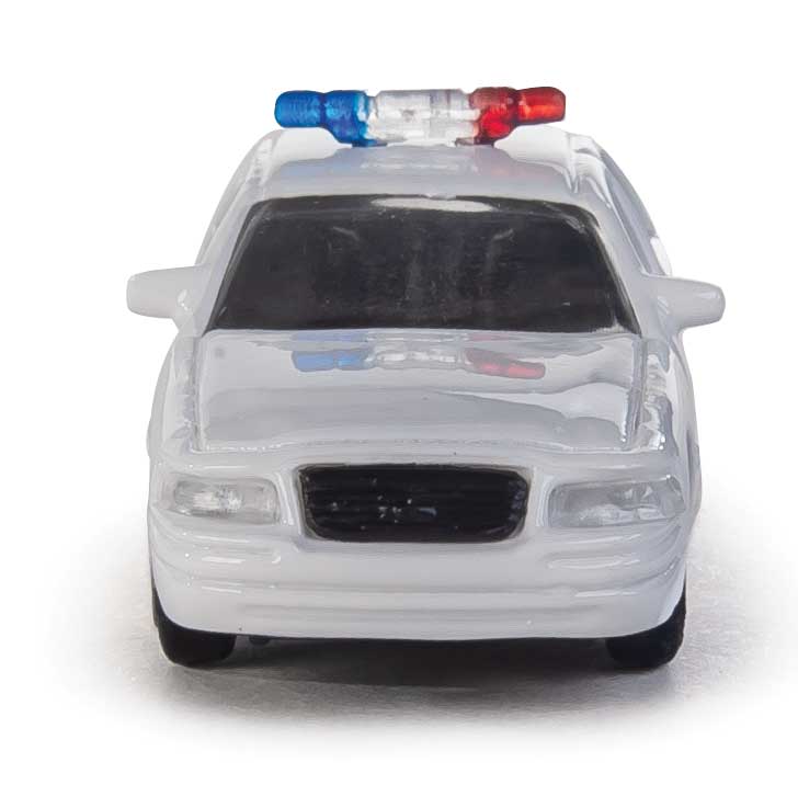 Ford(R) Crown Victoria Police Interceptor -- Police Agency Decals (white, Nonworking Lights)-4
