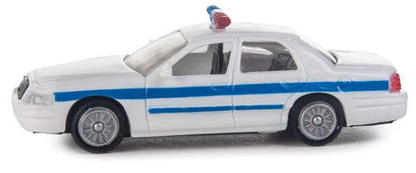 Ford(R) Crown Victoria Police Interceptor -- Police, Sheriff & Highway Patrol Decals (white, Blue Stripe, Nonworking Ligh-3