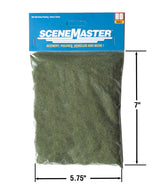 Static Grass Flocking -- Green Blend 1/16"  1.5mm Fibers, 3-1/2oz  100g-3