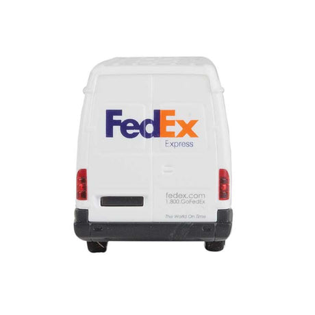 Delivery Van - Assembled -- FedEx Express (white, purple, orange)-4