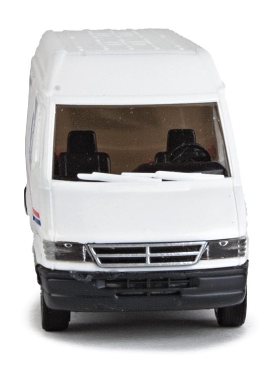 Delivery Van - Assembled -- United States Postal Service (white, blue, red; "We Deliver For You" Sloga-4