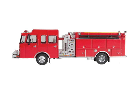 Heavy-Duty Fire Engine - Assembled -- Red-2