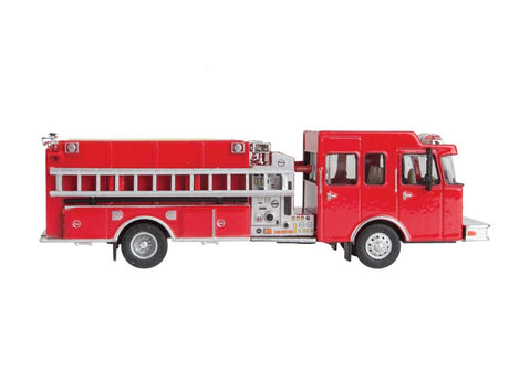 Heavy-Duty Fire Engine - Assembled -- Red-3