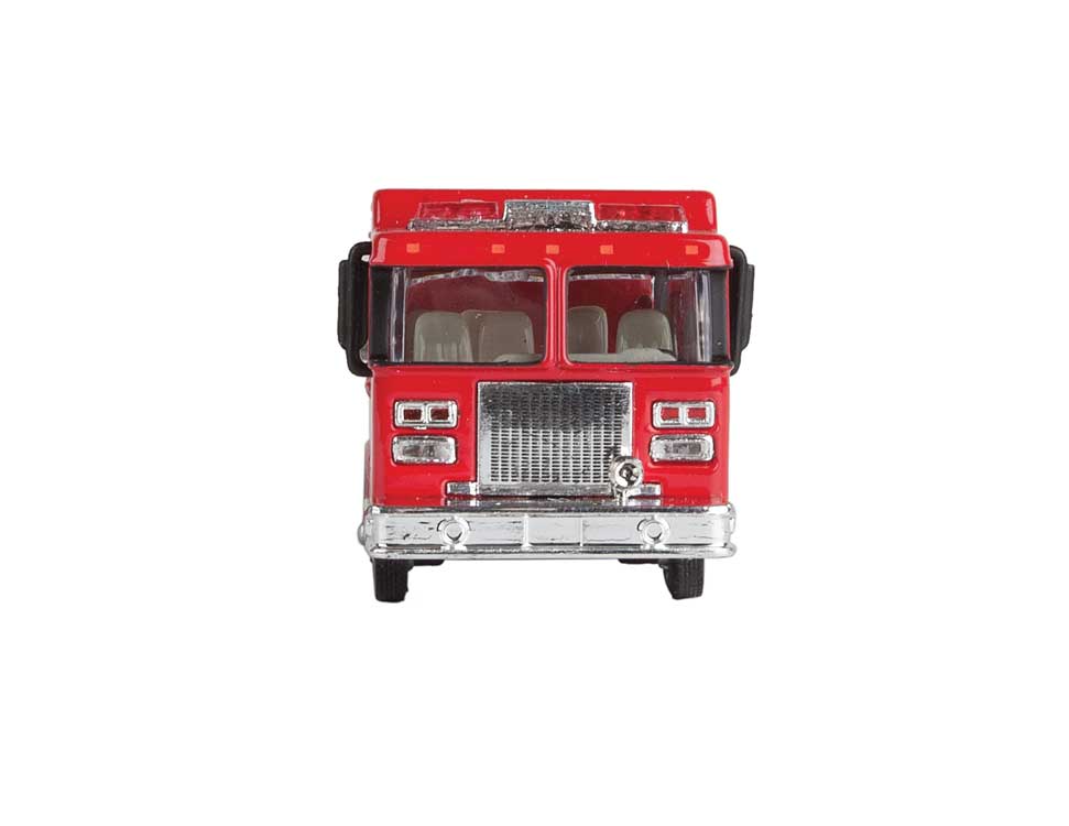 Heavy-Duty Fire Engine - Assembled -- Red-4