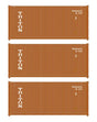 20' Fully Corrugated Container - 3-Pack -- Triton