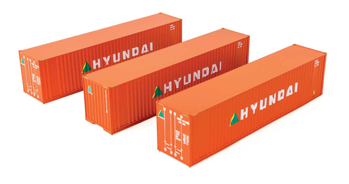 40' Flat Panel Container - 3-Pack -- Hyundai