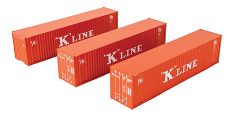 40' Flat Panel Container - 3-Pack -- K-Line