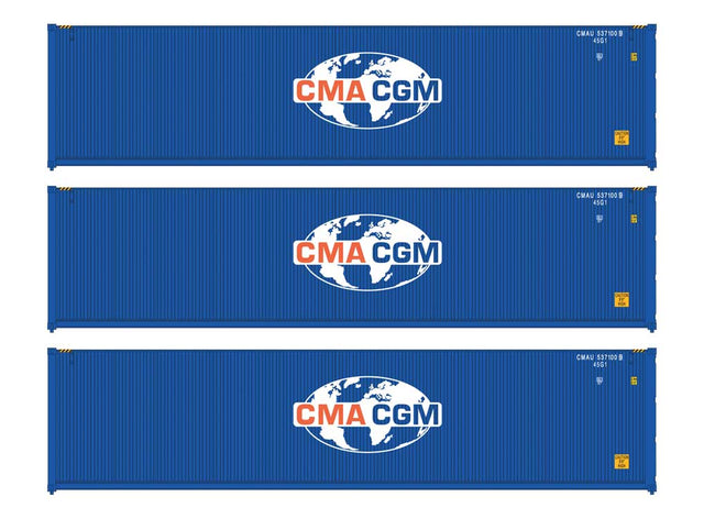 40' Fully Corrugated Container - 3-Pack -- CMA-CGM