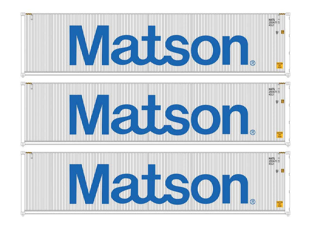 40' Fully Corrugated Container - 3-Pack -- Matson
