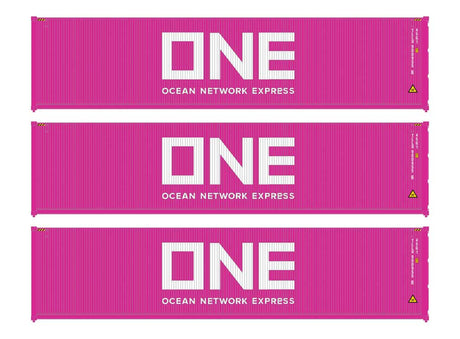 40' Fully Corrugated Container - 3-Pack -- Ocean Network Express