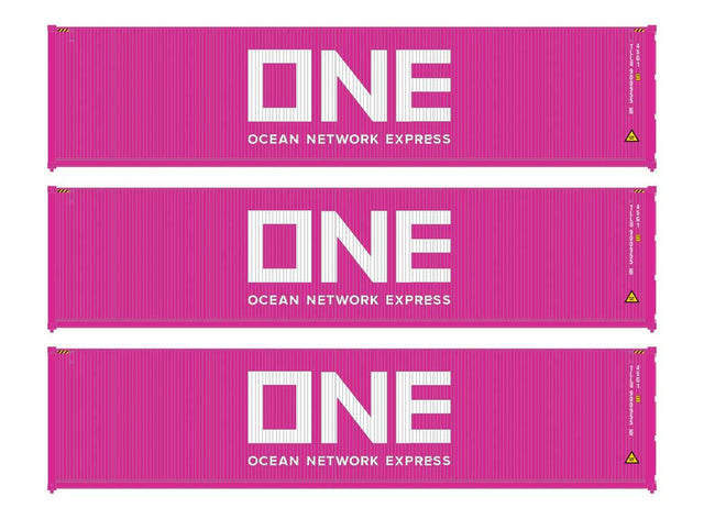 40' Fully Corrugated Container - 3-Pack -- Ocean Network Express