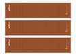 40' Fully Corrugated Container - 3-Pack -- TEX