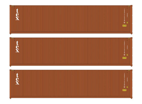 40' Fully Corrugated Container - 3-Pack -- TEX