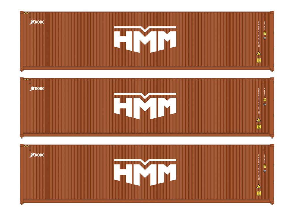 40' Fully Corrugated Container - 3-Pack -- HMM