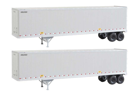 45' Stoughton Trailer 2-Pack - Assembled -- United Parcel Service UPSZ (gray)