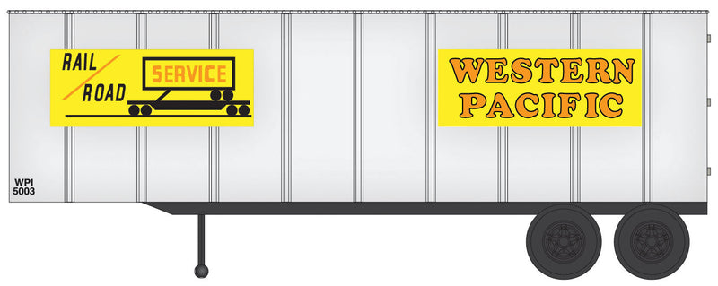 32' Trailer 2-Pack - Assembled -- Western Pacific(TM)