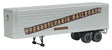 35' Fluted-Side Trailer 2-Pack - Assembled -- Pennsylvania Railroad (silver, Tuscan)-1