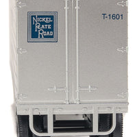 35' Fluted-Side Trailer 2-Pack - Assembled -- Nickel Plate Road (silver, blue)
