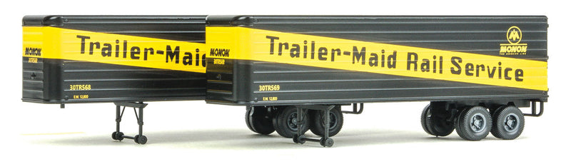 35' Fluted-Side Trailer 2-Pack - Assembled -- Monon-1