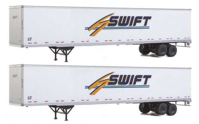 53' Stoughton Trailer 2-Pack - Assembled -- Swift-1