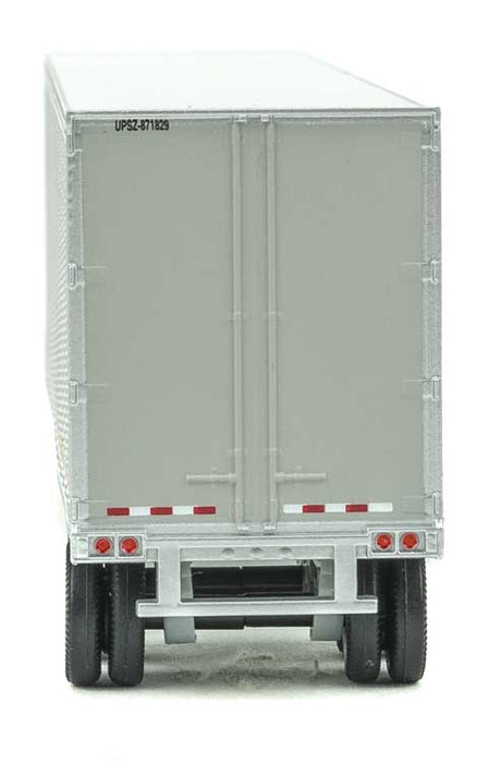 53' Stoughton Trailer 2-Pack - Assembled -- United Parcel Service (Modern Shield Logo; gray, brown, yellow)-4