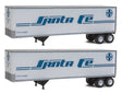 40' Trailmobile Trailer 2-Pack - Assembled -- Santa Fe (white, blue)-1