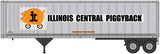 40' Trailmobile Trailer 2-Pack- Assembled -- Illinois Central-2