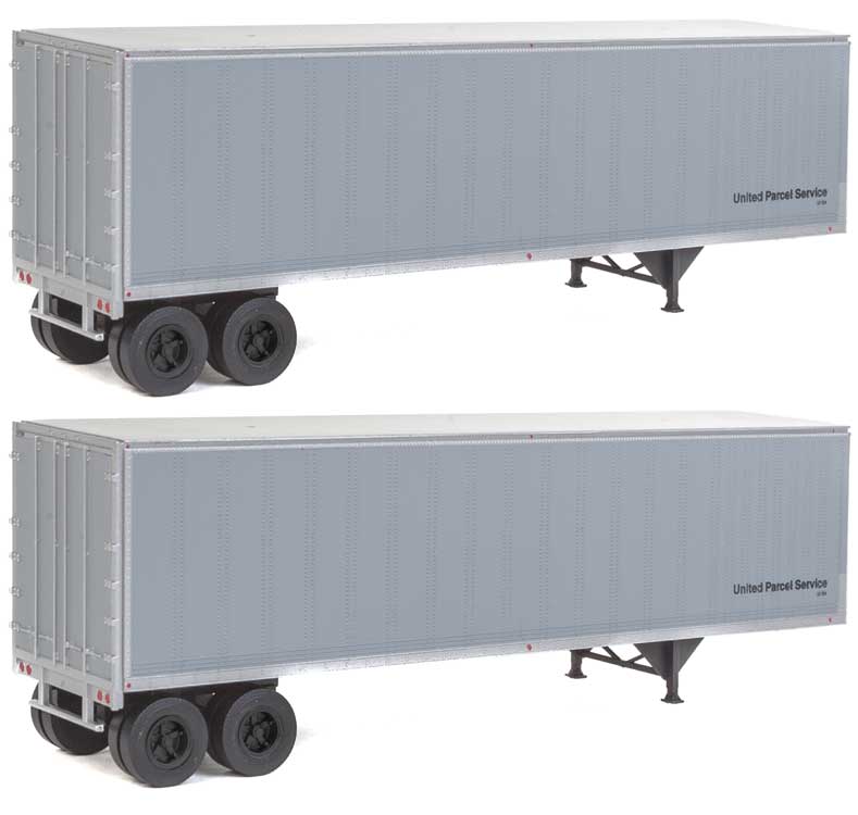 40' Trailmobile Trailer 2-Pack - Assembled -- United Parcel Service (gray)-1