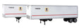 40' Trailmobile Trailer 2-Pack - Assembled -- US Postal Service (white, blue, red)-1