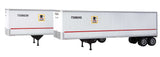 40' Trailmobile Trailer 2-Pack - Assembled -- US Postal Service (white, blue, red)-1